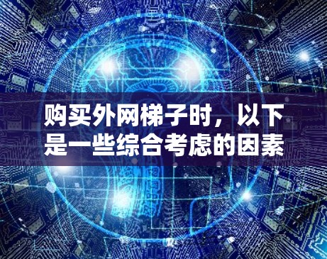 购买外网梯子时，以下是一些综合考虑的因素和建议，帮助你找到更便宜的选项