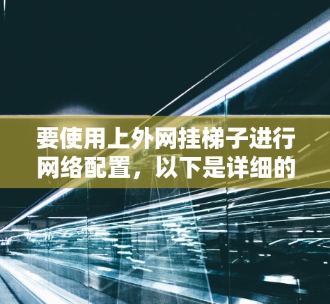 要使用上外网挂梯子进行网络配置，以下是详细的步骤