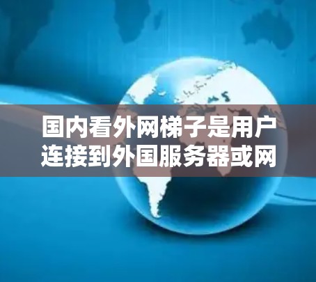 国内看外网梯子是用户连接到外国服务器或网站的网络设备,通常由国内的通信运营商提供。以下是一些主要的国内看外网梯子及其特点 国内看外网梯子是用户连接到外国服务器或网站的网络设备,通常由国内的通信运营商提供。以下是一些主要的国内看外网梯子及其特点