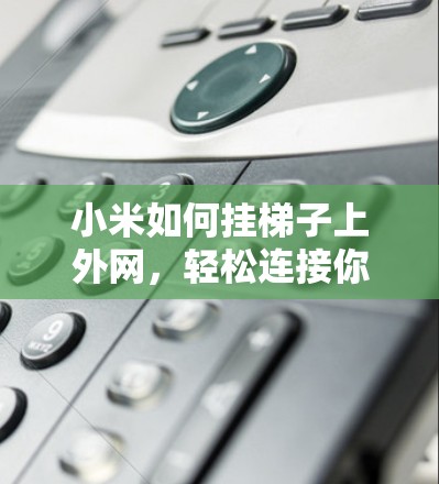 小米如何挂梯子上外网,轻松连接你的设备