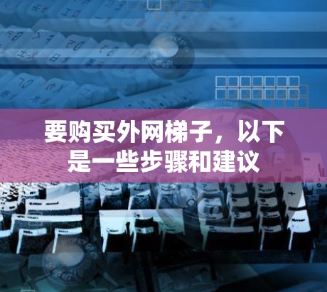 要购买外网梯子，以下是一些步骤和建议
