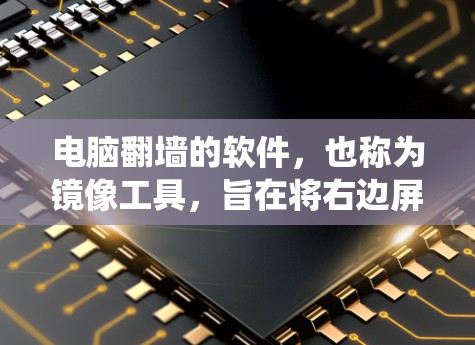 电脑翻墙的软件，也称为镜像工具，旨在将右边屏幕切换到左边，以适应不同屏幕布局或系统需求。以下是详细的步骤和潜在的解决方案