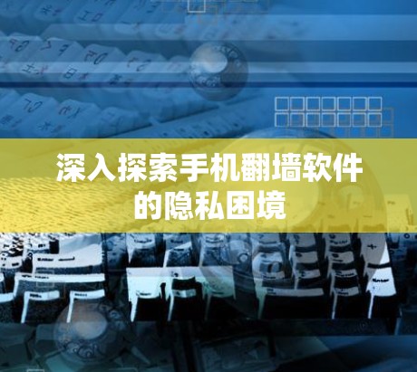 深入探索手机翻墙软件的隐私困境