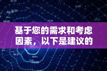 基于您的需求和考虑因素，以下是建议的步骤