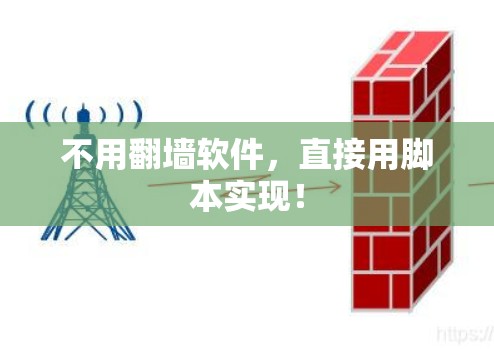 不用翻墙软件，直接用脚本实现！