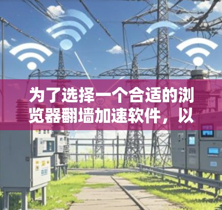 为了选择一个合适的浏览器翻墙加速软件，以下是一些步骤和建议