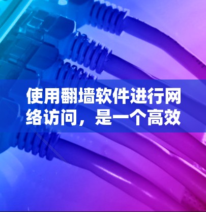使用翻墙软件进行网络访问，是一个高效且安全的方法，尤其是在某些设备或网络无法访问外部网络的情况下。以下是一个结构化的指南，帮助您逐步完成翻墙过程