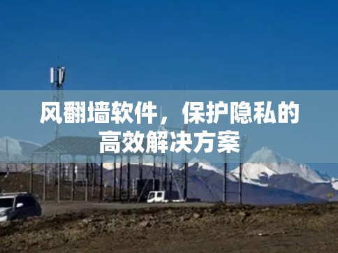风翻墙软件，保护隐私的高效解决方案