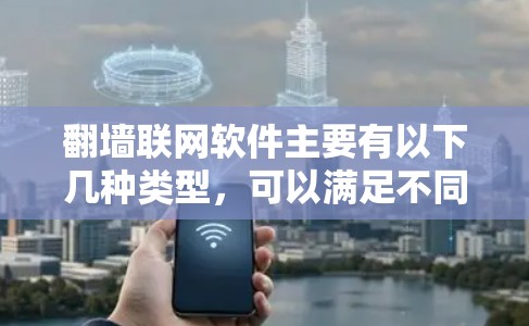 翻墙联网软件主要有以下几种类型,可以满足不同的需求和场景