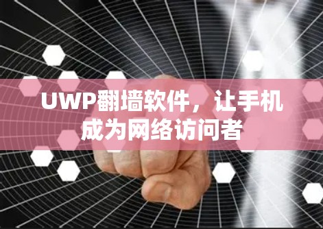 UWP翻墙软件，让手机成为网络访问者