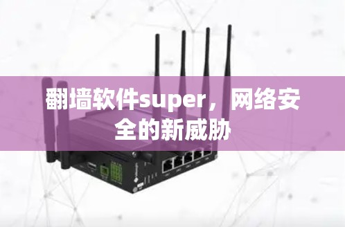 翻墙软件super，网络安全的新威胁
