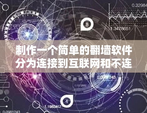制作一个简单的翻墙软件分为连接到互联网和不连接到互联网两种选择。以下是详细的步骤和代码