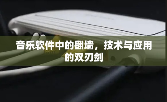 音乐软件中的翻墙，技术与应用的双刃剑