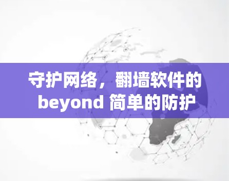 守护网络，翻墙软件的 beyond 简单的防护