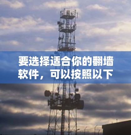 要选择适合你的翻墙软件,可以按照以下步骤进行分析和决策