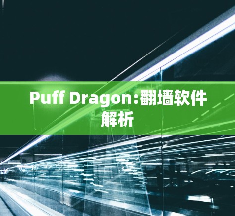 Puff Dragon:翻墙软件解析