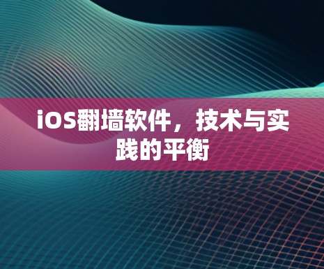 iOS翻墙软件,技术与实践的平衡