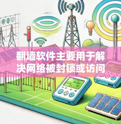 翻墙软件主要用于解决网络被封锁或访问受限的问题，主要包括以下几种常见软件