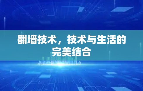 翻墙技术，技术与生活的完美结合