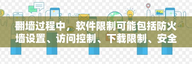 翻墙过程中，软件限制可能包括防火墙设置、访问控制、下载限制、安全限制等。以下是一些常见的软件限制和建议