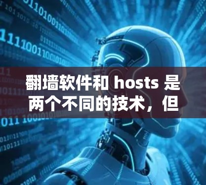 翻墙软件和 hosts 是两个不同的技术，但它们在处理WWW服务器时有不同的作用和优势。以下是对它们的详细对比和选择建议