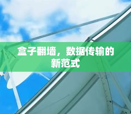 盒子翻墙，数据传输的新范式