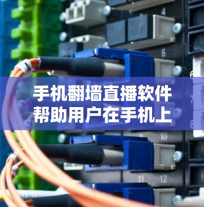 手机翻墙直播软件帮助用户在手机上进行视频和文件的同步和直播。以下是使用这些软件的步骤