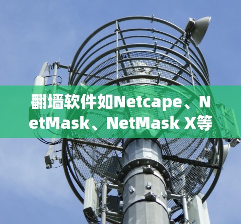 翻墙软件如Netcape、NetMask、NetMask X等，帮助你将手机网络连接到另一台设备或服务器，以便管理网络流量。以下是详细的使用步骤和注意事项