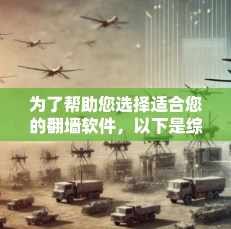 为了帮助您选择适合您的翻墙软件，以下是综合考虑的因素和推荐列表
