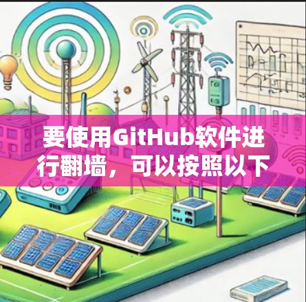要使用GitHub软件进行翻墙，可以按照以下步骤操作