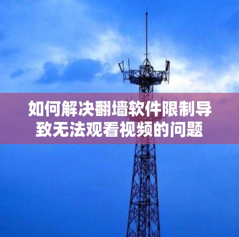 如何解决翻墙软件限制导致无法观看视频的问题