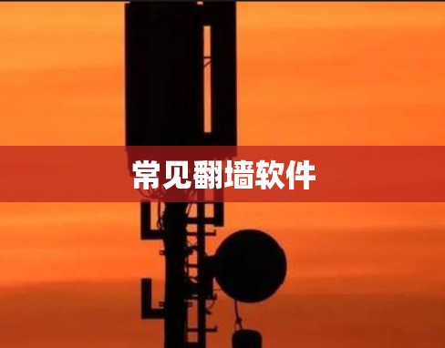 常见翻墙软件