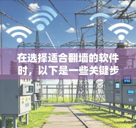 在选择适合翻墙的软件时，以下是一些关键步骤和考虑因素