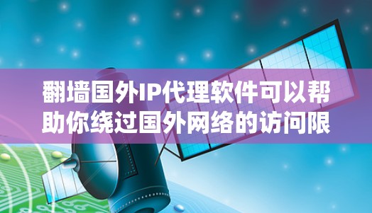翻墙国外IP代理软件可以帮助你绕过国外网络的访问限制，方便你使用国外资源。以下是一些常见的翻墙软件推荐，供你参考
